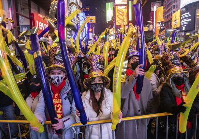 New York City ushers in 2022 with ball drop in Times Square
