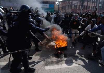 Nepal police fire tear gas to disperse protest over US aid grant