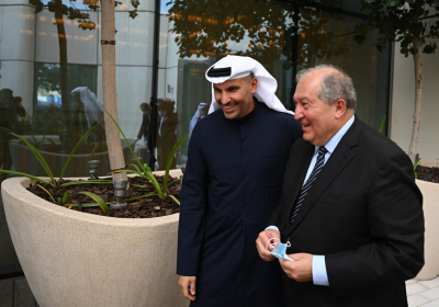 Armenia interested in long-term cooperation with UAE companies: President Sarkissian meets Mubadala CEO
