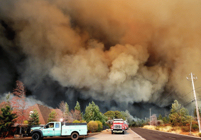 Big progress on wildfires but dangerous winds on the way