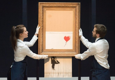 Half-shredded Banksy could fetch over $5 million at auction
