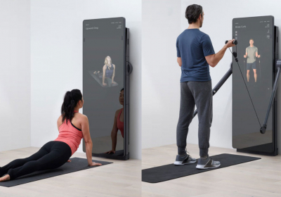 The high-tech fitness mirrors that aim to get you exercising more