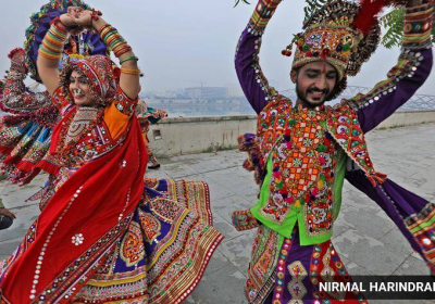 Garba dancers gear up to celebrate Navratri Sonu Sood PM Modi make a special appearance on their attire