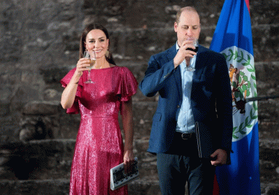 Britains Prince William pledges solidarity with Ukraine on tour of Caribbean