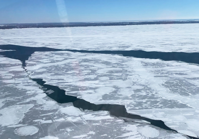 18 people rescued from ice floe on Lake Erie