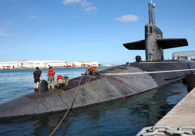 One of the US Navys most powerful weapons makes a rare appearance in Guam