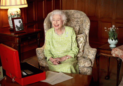Queen says she is inspired by goodwill as new portrait unveiled ahead of the Platinum Jubilee