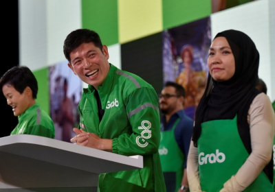Ride hailing app Grab falls in $40bn market debut