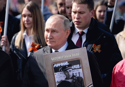 As Putin marks Victory Day his troops make little gains in Ukraine