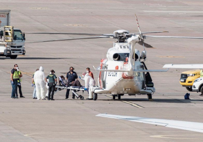 Spain migrants: Sole survivor rescued in dinghy in Atlantic