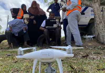 Aberystwyth University drone system used in Zanzibar