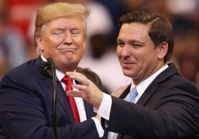 Both men are likely rivals for the Republican presidential nomination in 2024