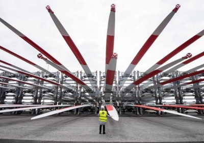 GE turbine blades in France