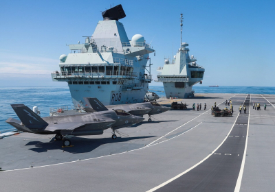 British F-35 fighter jet crashes while flying off aircraft carrier HMS Queen Elizabeth