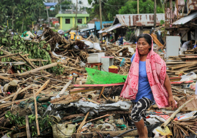 Philippine death toll from its strongest typhoon of the year tops 400