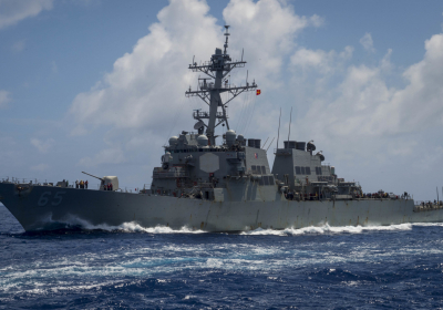 China angered as US sends destroyer through Taiwan Strait