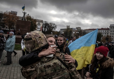 Kherson city was liberated by Ukrainian troops on Friday