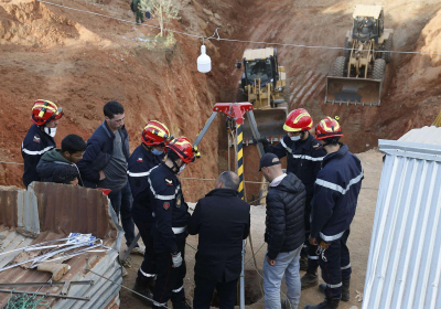 Moroccan rescuers dig to save boy stuck down well for 2 days
