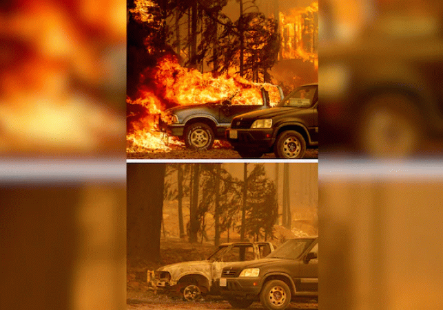 Neighbourhood Is Gone: Before And After Californias Monster Wildfire